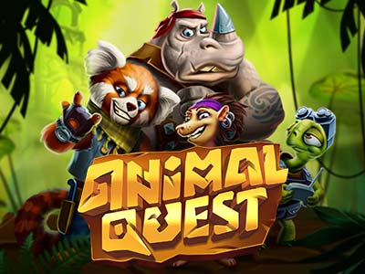 Fancy an action-packed adventure in a jungle crammed with treasure? If your answer is yes, then our new slot Animal Quest might just be what you need!Our story sees us join a band of adventurers searching for the lost city of Dinotitlan. To