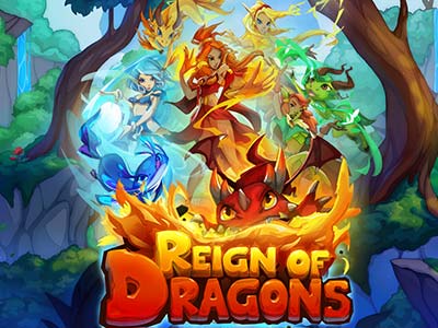 This slot takes you into the incredible fairy world of Dragons and their Tamers charming ladies, each of them representing an Earth Element Fire, Air, Water and Nature with a corresponding dragon of the same element.The games beautifully re