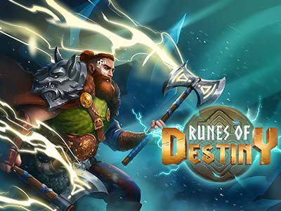 Video SlotRUNES OF DESTINY! Very few reach this world with a real sense of destiny, but Ragnar the red-haired Viking is an exception. Equipped with the weapons and protection of two powerful Gods, Odin and Loki, Ragnar must embark on a long